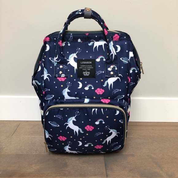 LeQueen Urban Space Unicorn Diaper Bag - Picture 2 of 9